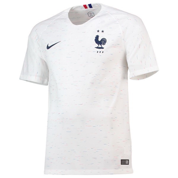 Tailandia Camiseta Francia Replica Segunda Ropa 2018 Blanco